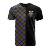 Carnegie Ancient Tartan T-Shirt Half of Me - Cross Style